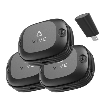 HTC VIVE Ultimate VR Tracker 3-Pack with Wireless Dongle