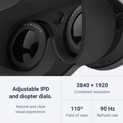 HTC VIVE XR Elite VR Headset with Deluxe Pack