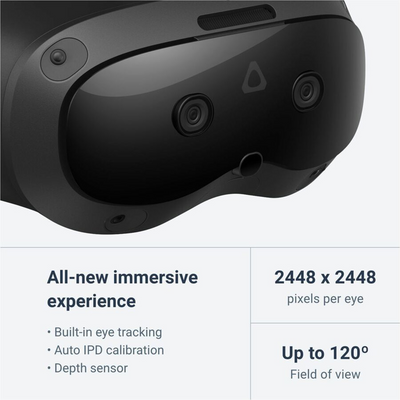 HTC Vive Focus 3 VR Virtual Reality Headset System - Business Edition
