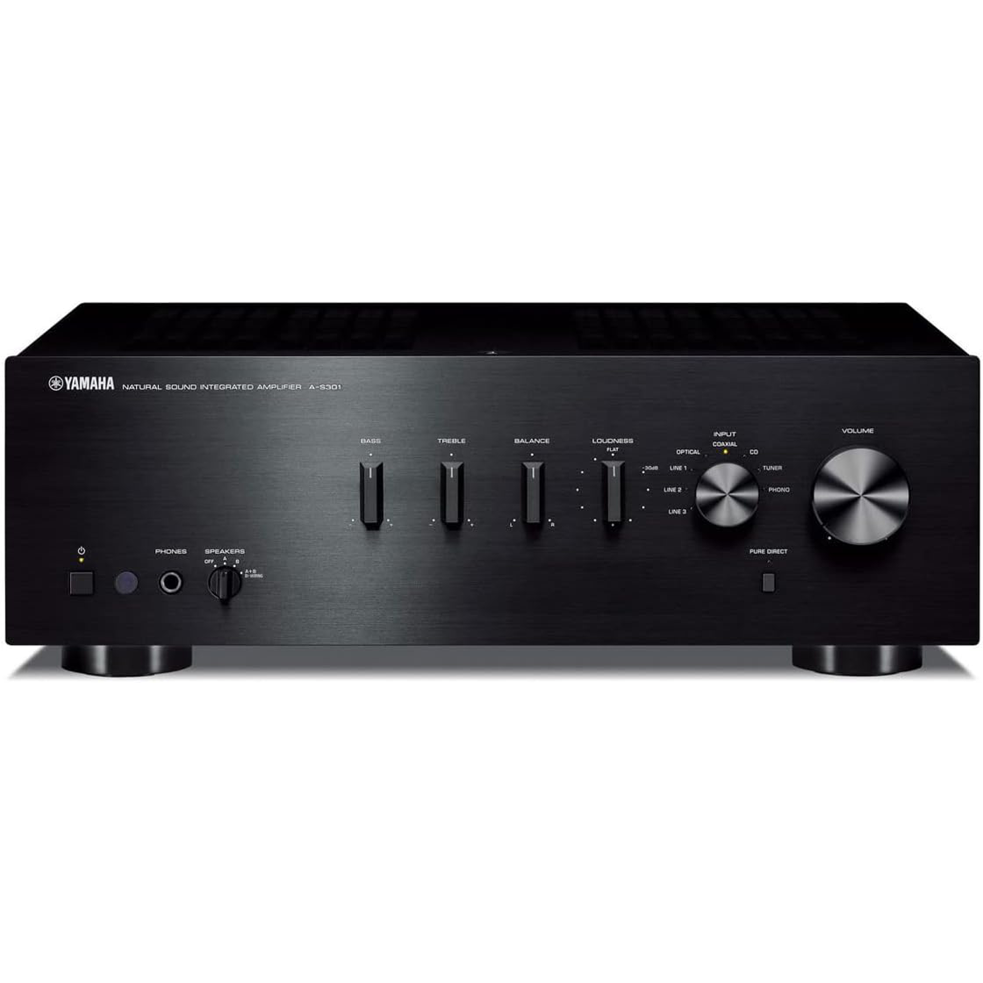 Yamaha A-S301 Stereo Integrated Amplifier (Black)