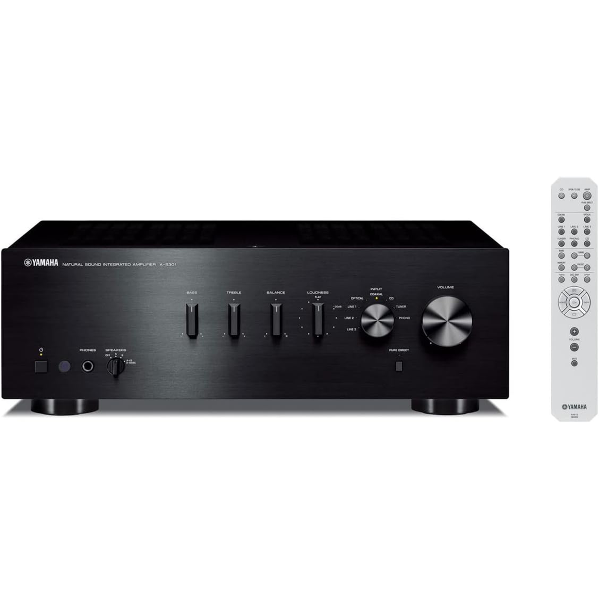 Yamaha A-S301 Stereo Integrated Amplifier (Black)