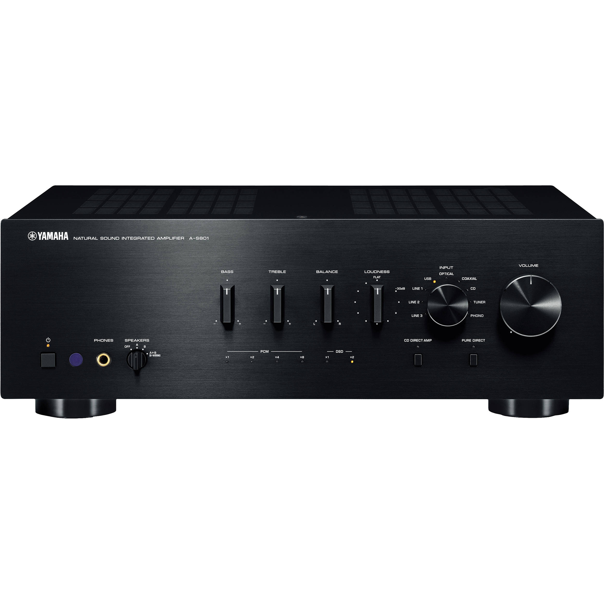 Yamaha A-S801 Integrated Amplifier (Black)