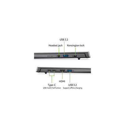 Acer Aspire 14 AI A14-52T Multi-Touch Laptop Copilot+ PC - 2.1 GHz | Intel Core Ultra 5 | 16GB RAM | 512GB SSD | Touchscreen | Windows 11 Home