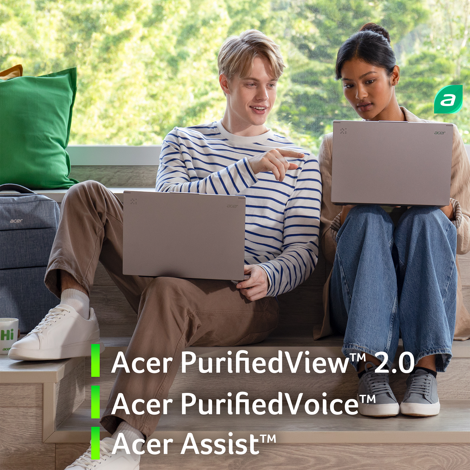 Acer Aspire 14 AI A14-52T Multi-Touch Laptop Copilot+ PC - 2.1 GHz | Intel Core Ultra 5 | 16GB RAM | 512GB SSD | Touchscreen | Windows 11 Home