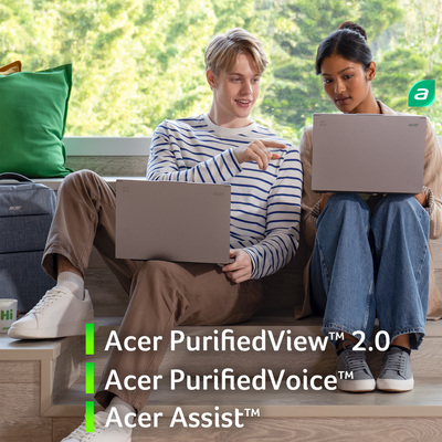 Acer Aspire 14 AI A14-52T Multi-Touch Laptop Copilot+ PC - 2.1 GHz | Intel Core Ultra 5 | 16GB RAM | 512GB SSD | Touchscreen | Windows 11 Home