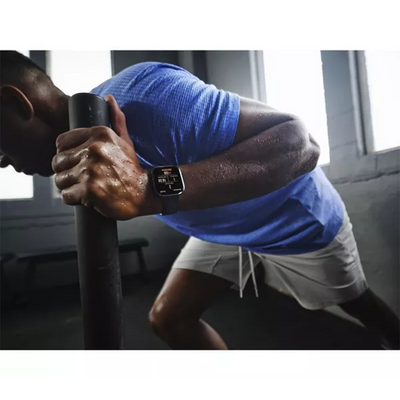 AMAZFIT Bip 6 Smart Watch - Black, Silicone Strap, 46 mm