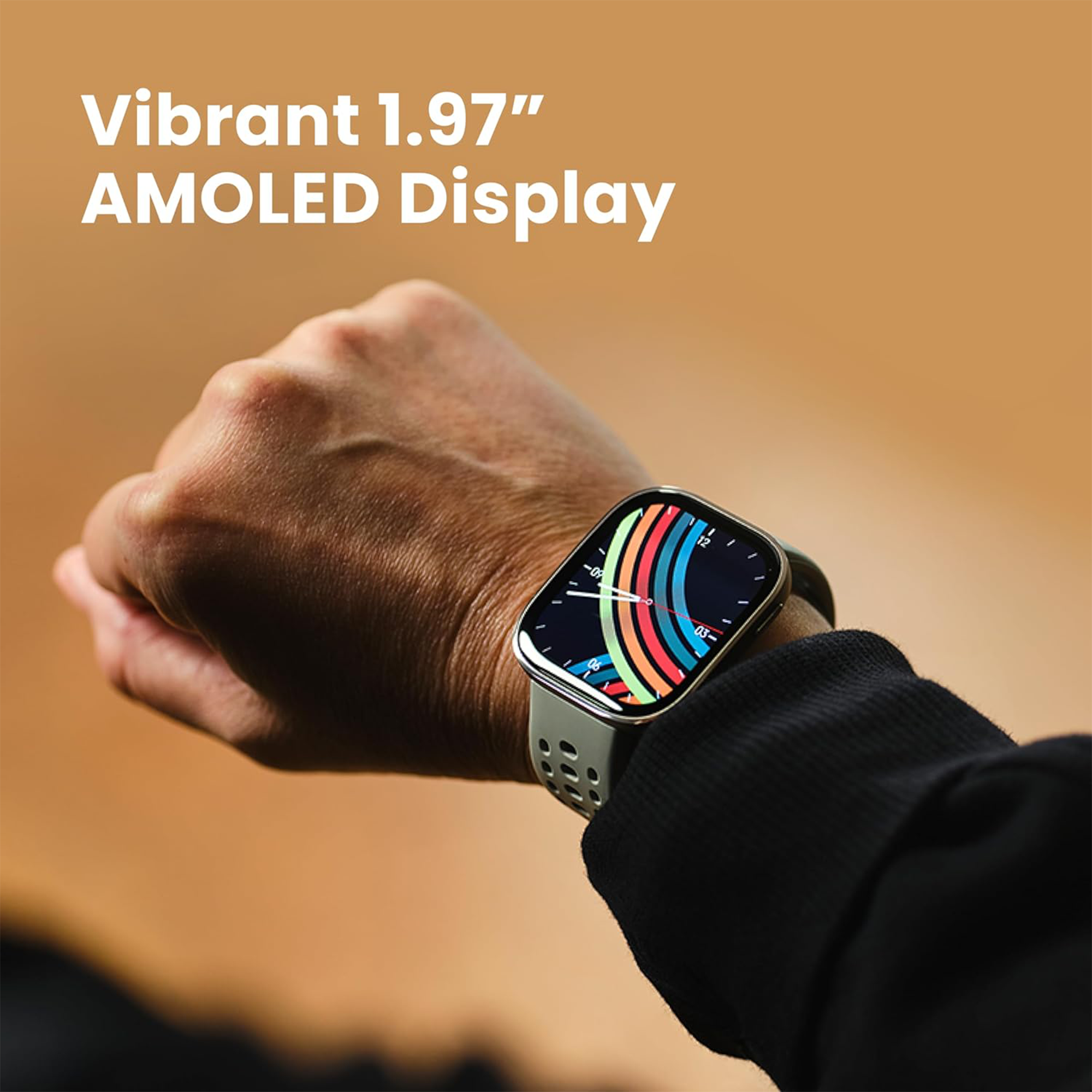 AMAZFIT Bip 6 Smart Watch - Black, Silicone Strap, 46 mm