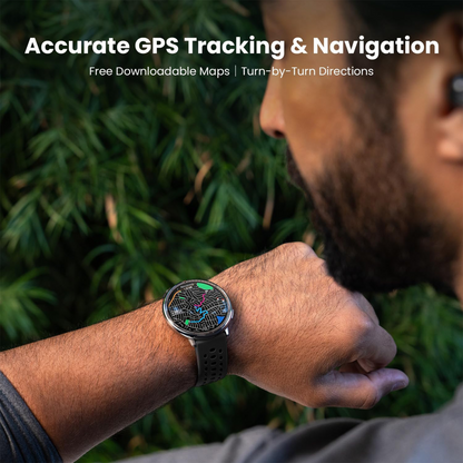 AMAZFIT Active 2 Smart Watch - Black, Silicone Strap