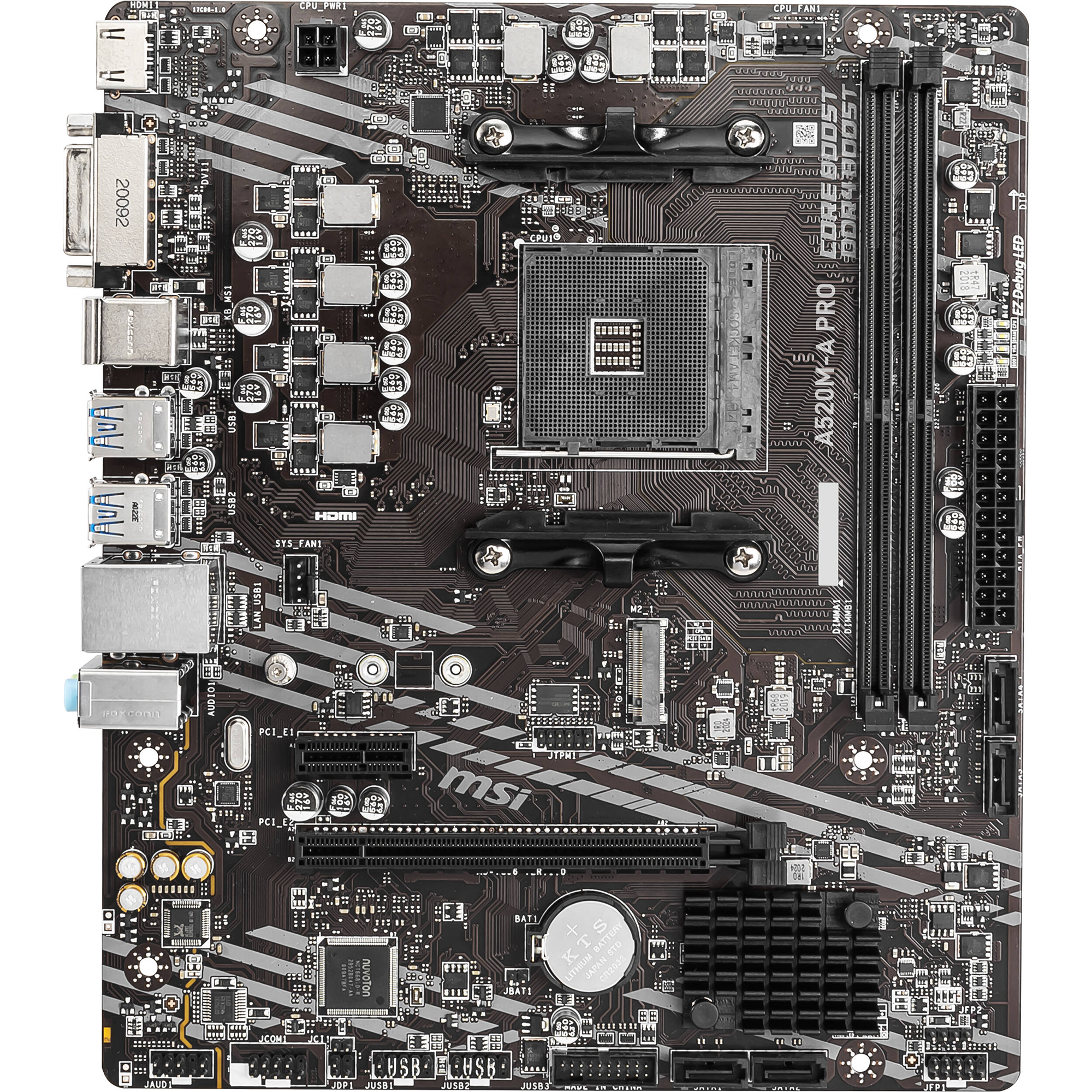 MSI AMD Ryzen A520M-A PRO AM4 MicroATX DDR4 Motherboard