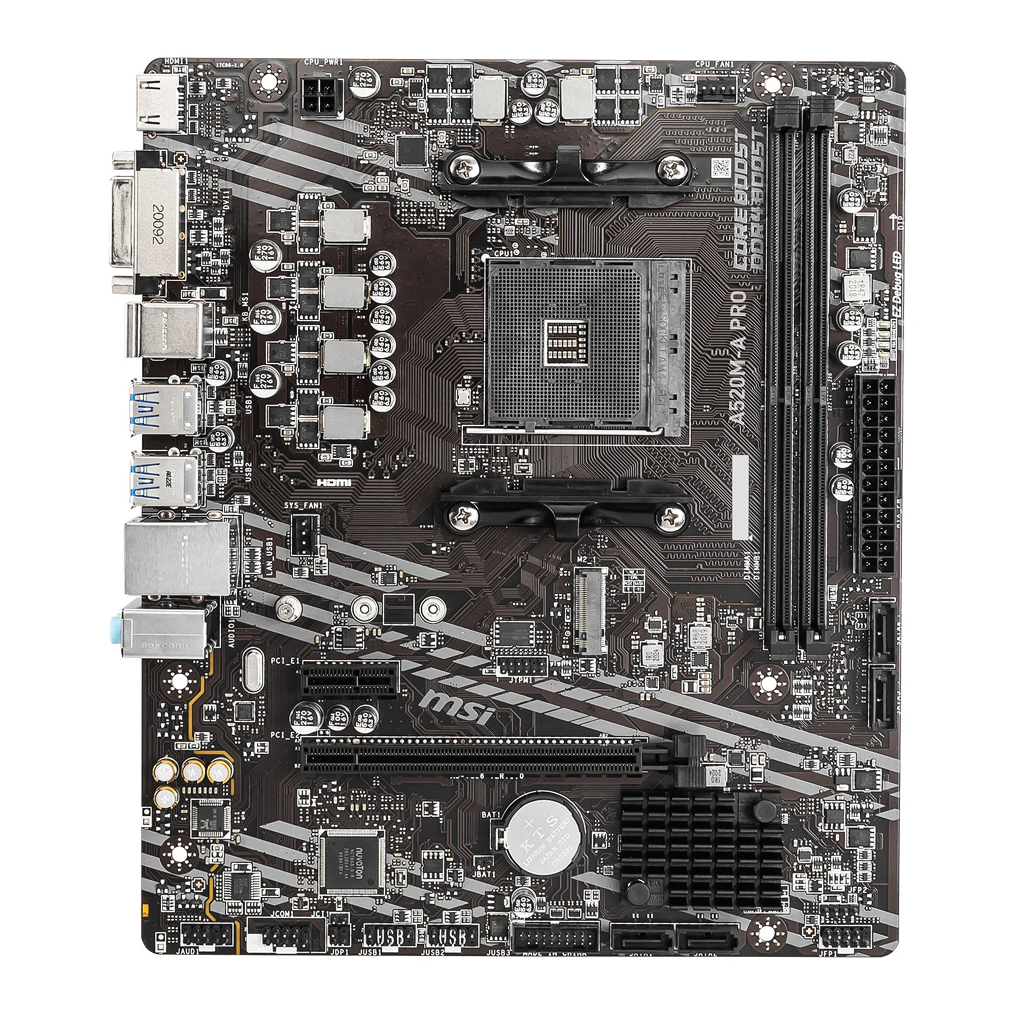 MSI AMD Ryzen A520M-A PRO AM4 MicroATX DDR4 Motherboard