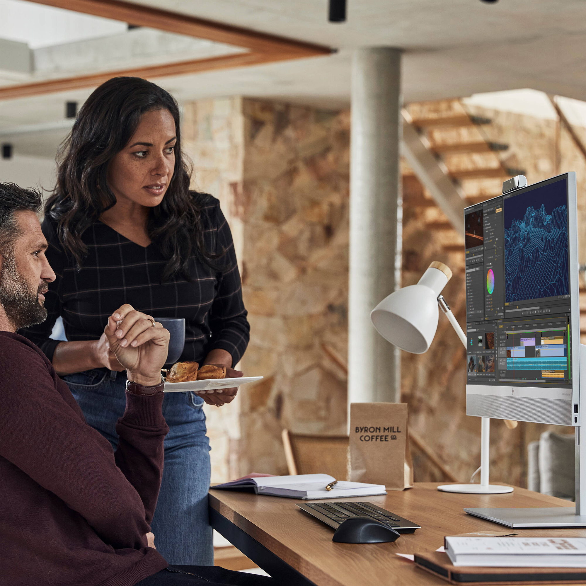 HP 27" EliteOne 870 G9 Multi-Touch All-in-One Desktop Computer