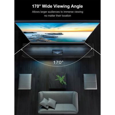 AWOL VISION 100" Cinematic+ ALR Motorized Floor Rising Acoustic Screen - ALR-F210C