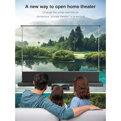 AWOL VISION 100" Cinematic+ ALR Motorized Floor Rising Acoustic Screen - ALR-F210C