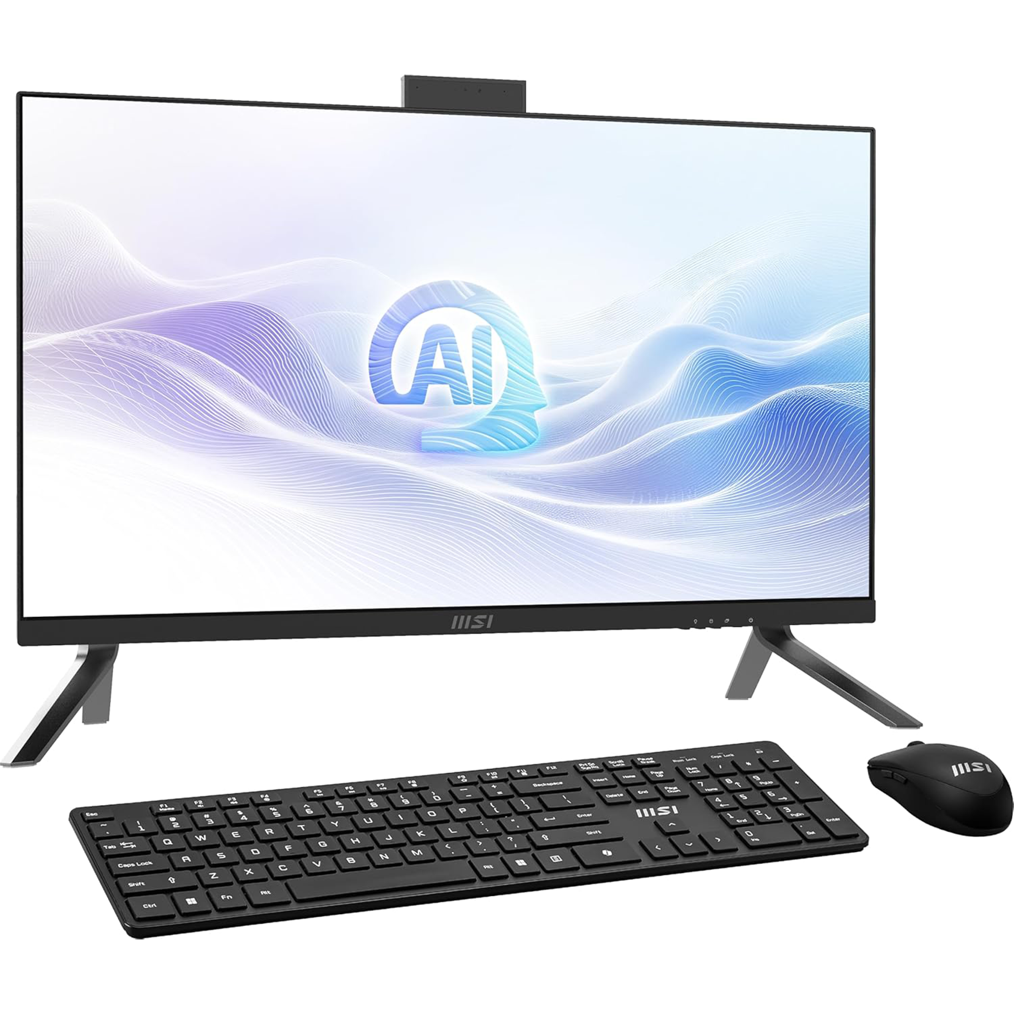 MSI 27" Modern AM273Q AI 1UM All-in-One Desktop (Black)