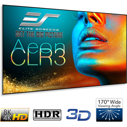Elite Screens Aeon CLR 3 AR103H-CLR3 103" Fixed Frame Projection Screen