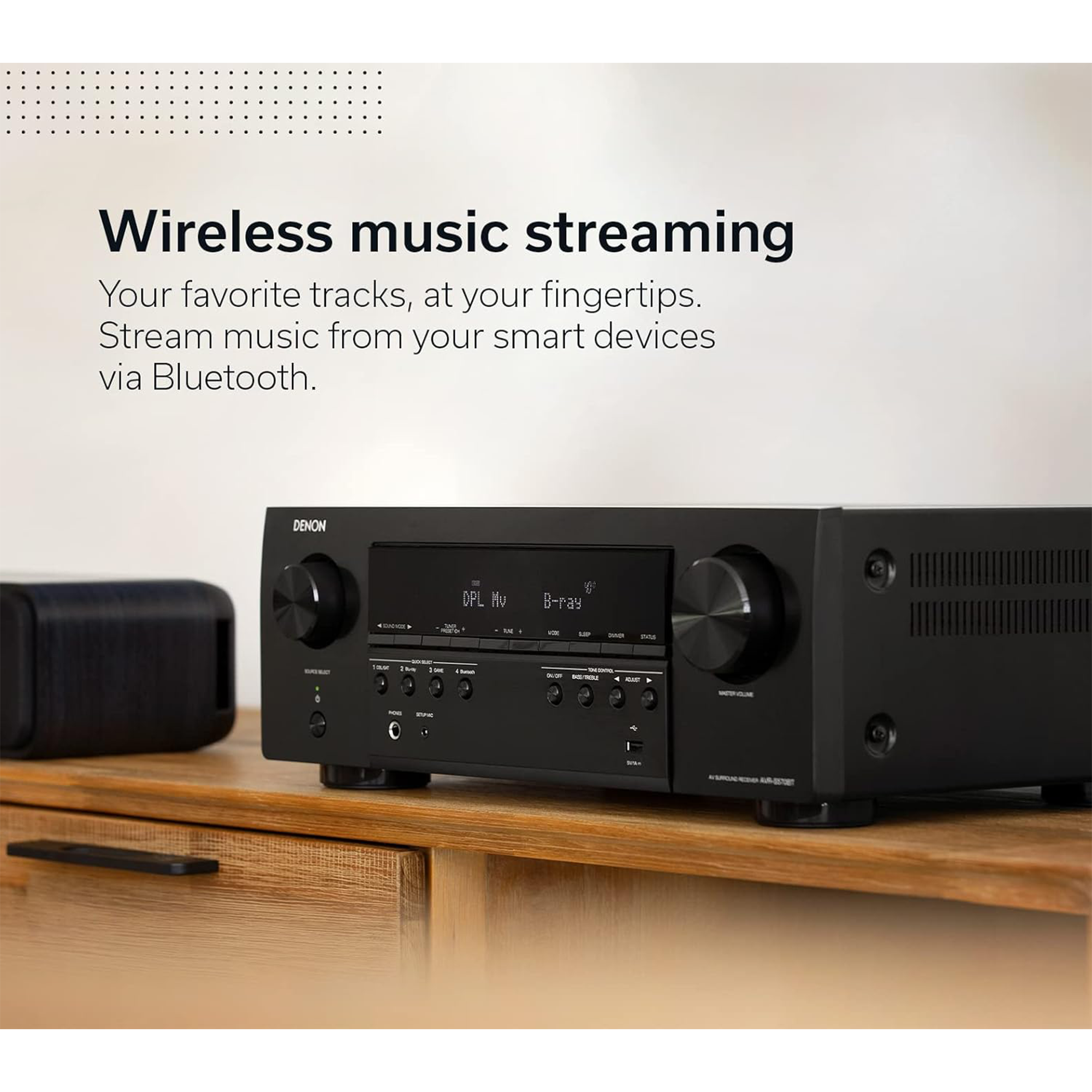 Denon AVR-S570BT 5.2-Channel A/V Receiver