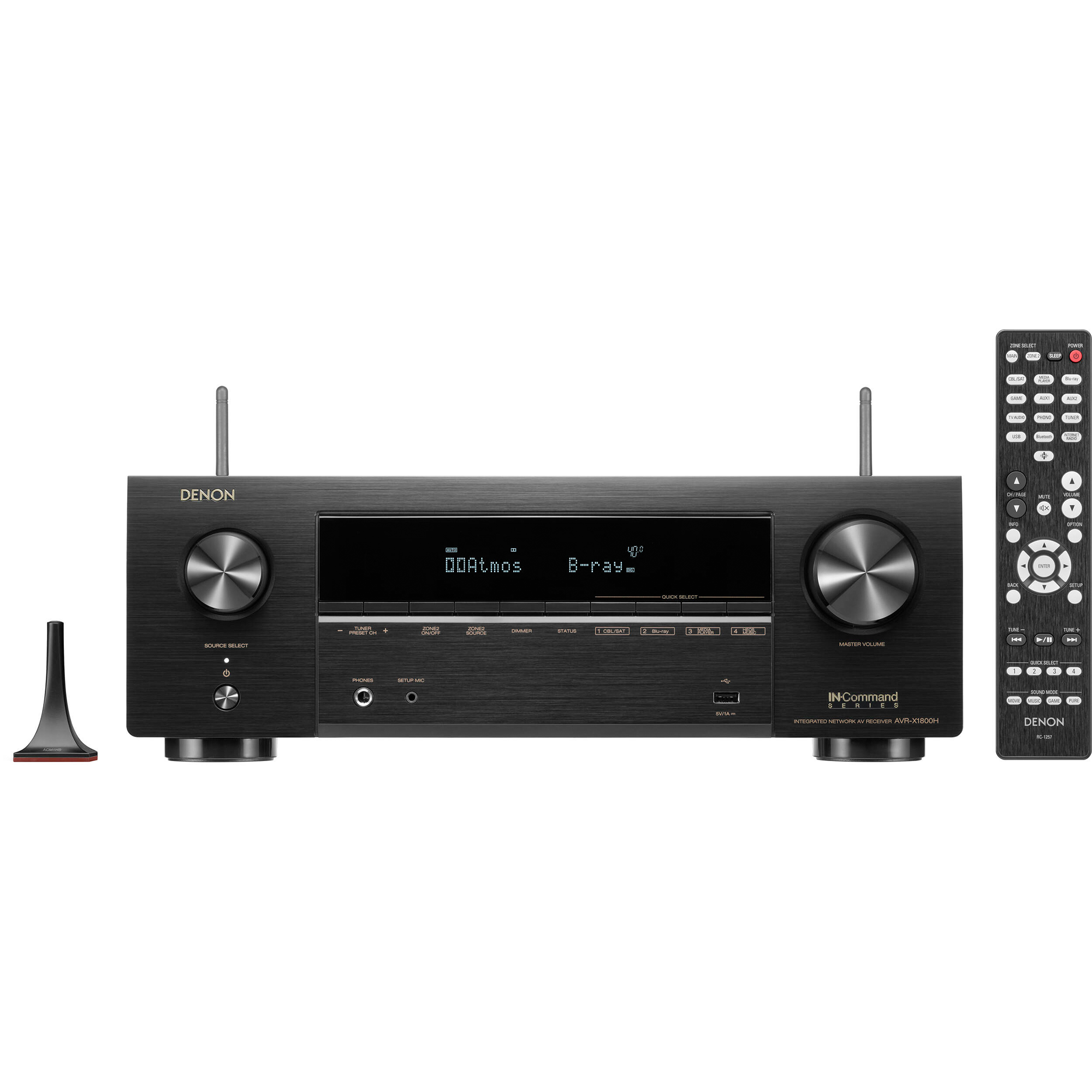 Denon X-Series AVR-X1800H 7.2-Channel Network A/V Receiver