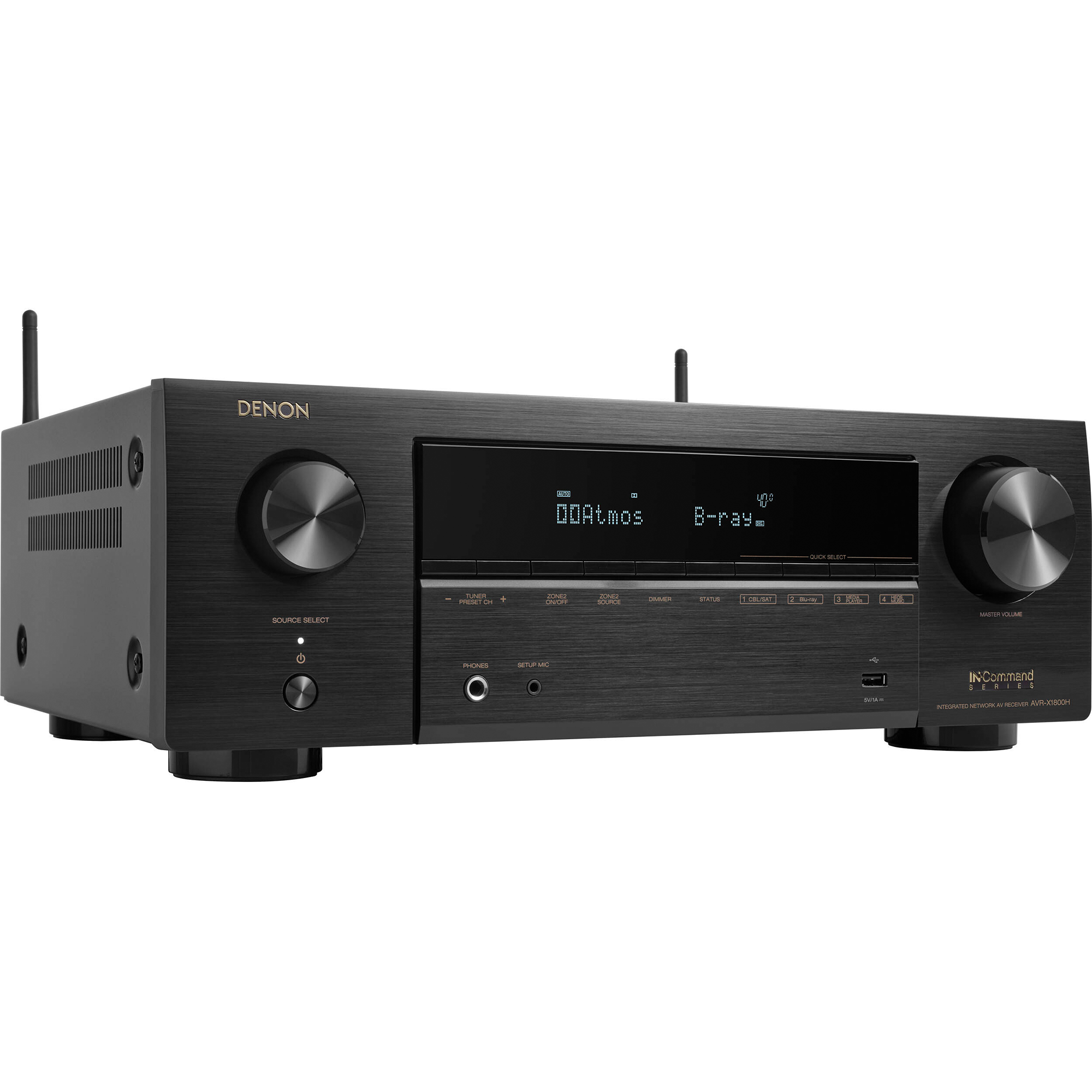 Denon X-Series AVR-X1800H 7.2-Channel Network A/V Receiver