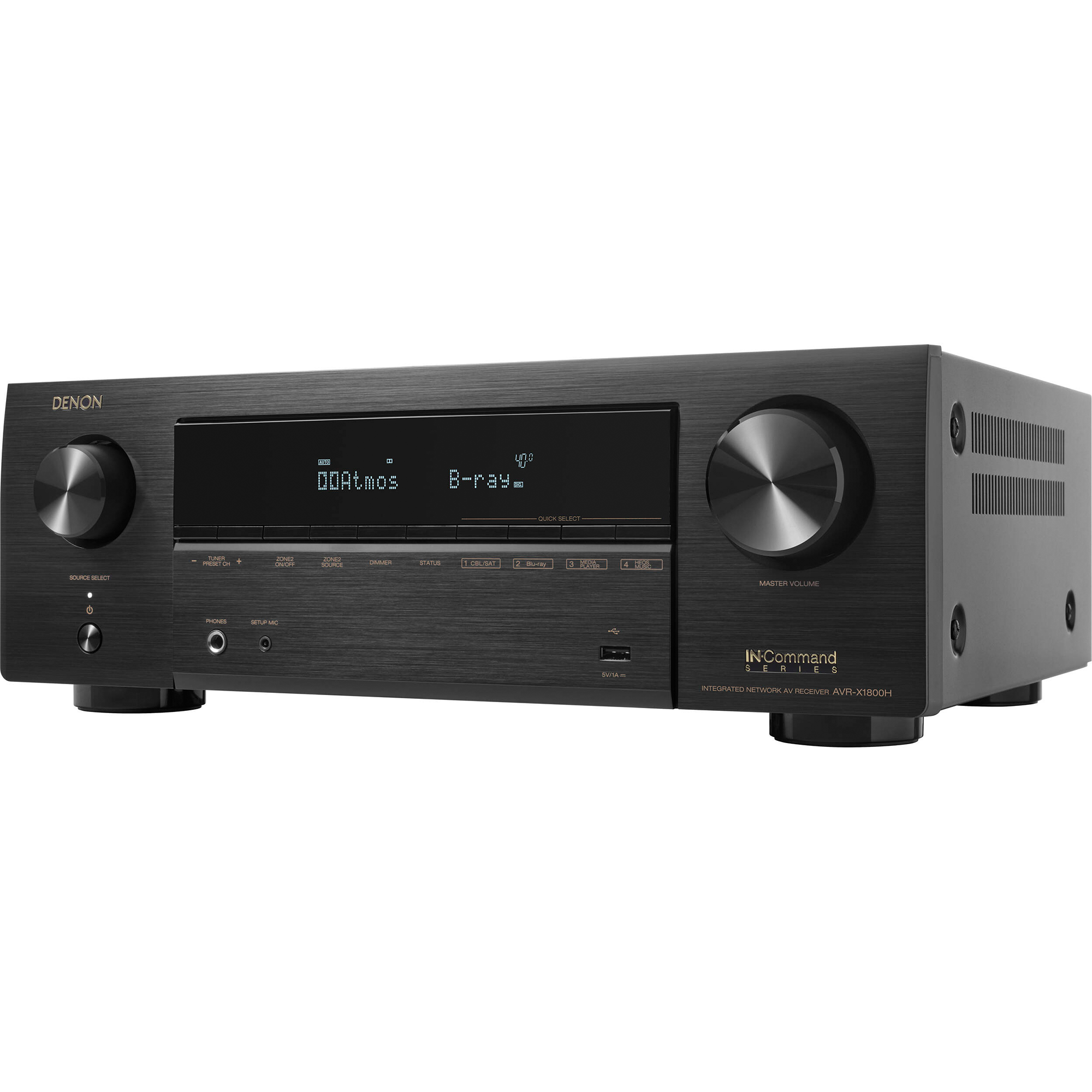 Denon X-Series AVR-X1800H 7.2-Channel Network A/V Receiver