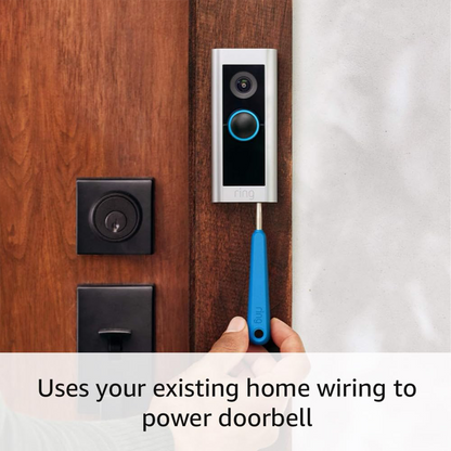 Ring Video Doorbell Pro 2 - Hardwired doorbell with 3D motion detection and Alexa Greetings