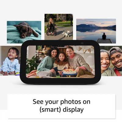 Amazon Echo Show 5 (3rd Gen) Smart Speaker with 5.5" Screen & Alexa Voice Recognition & Control - (Glacier White)