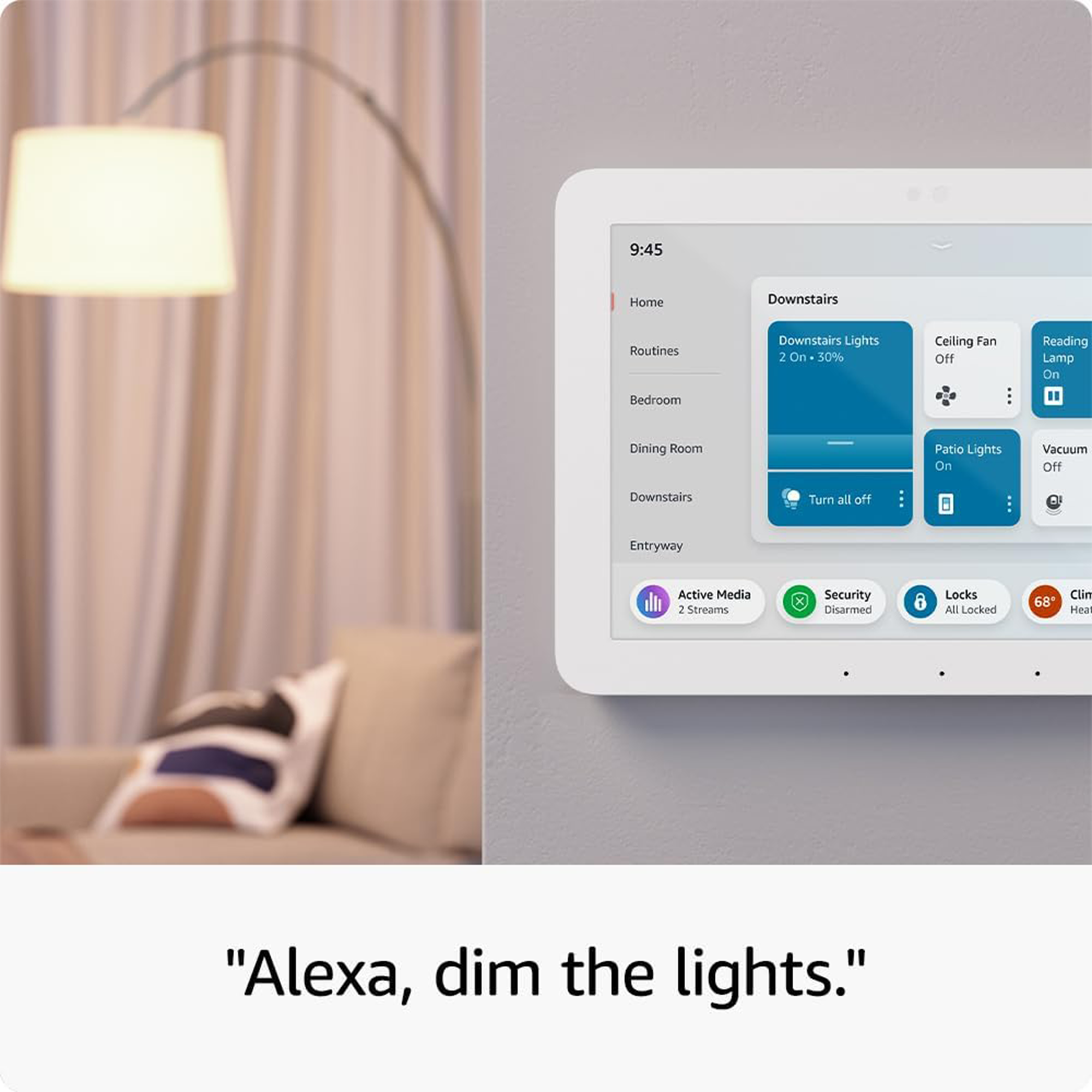 Amazon Echo Hub 8" Smart Home Control Panel