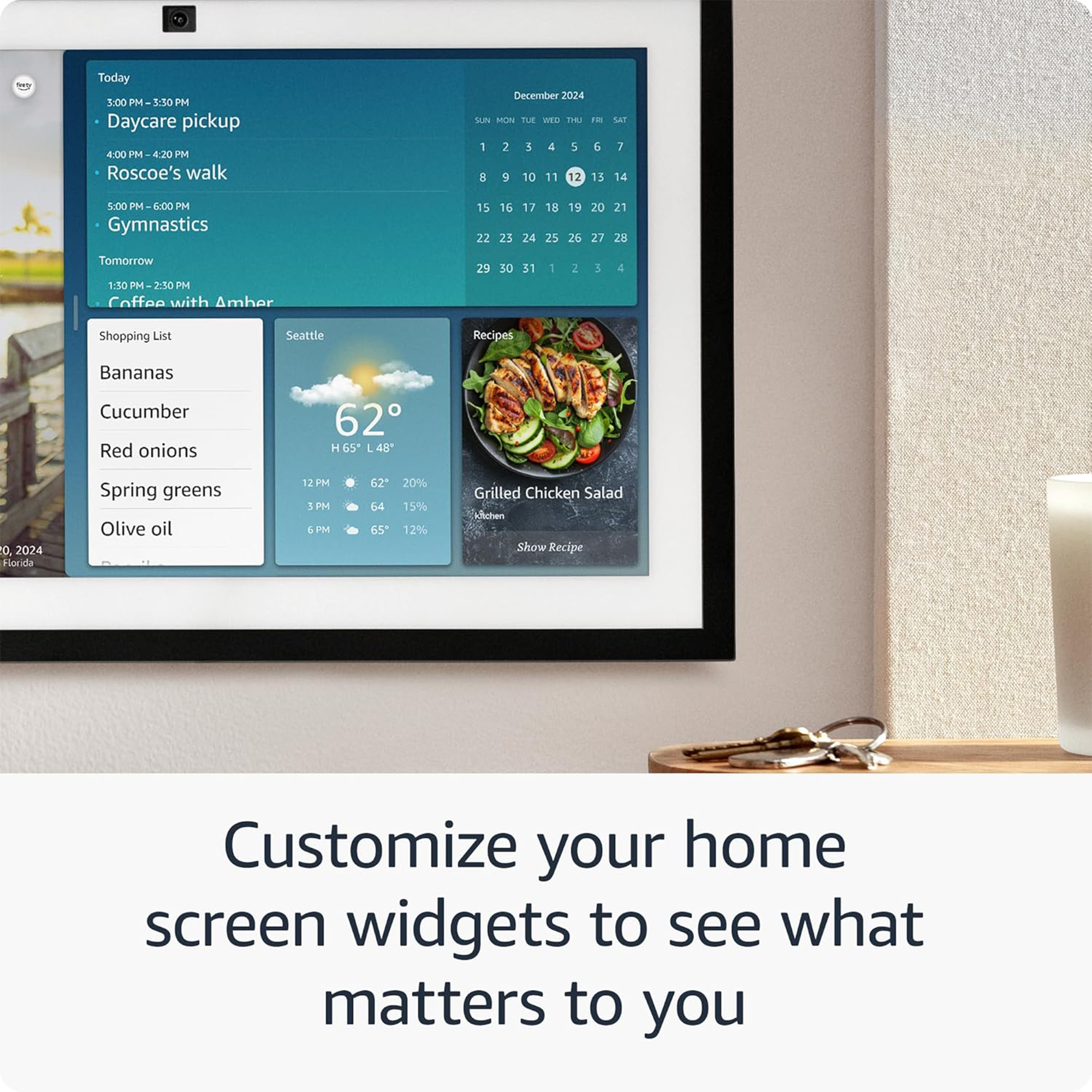 Amazon Echo Show 15 Smart Kitchen TV with Alexa (2nd Gen)