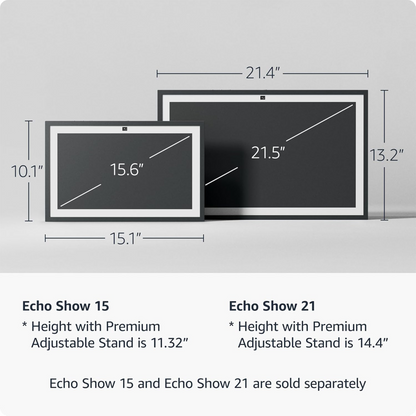 Amazon Echo Show 15 Smart Kitchen TV with Alexa (2nd Gen)