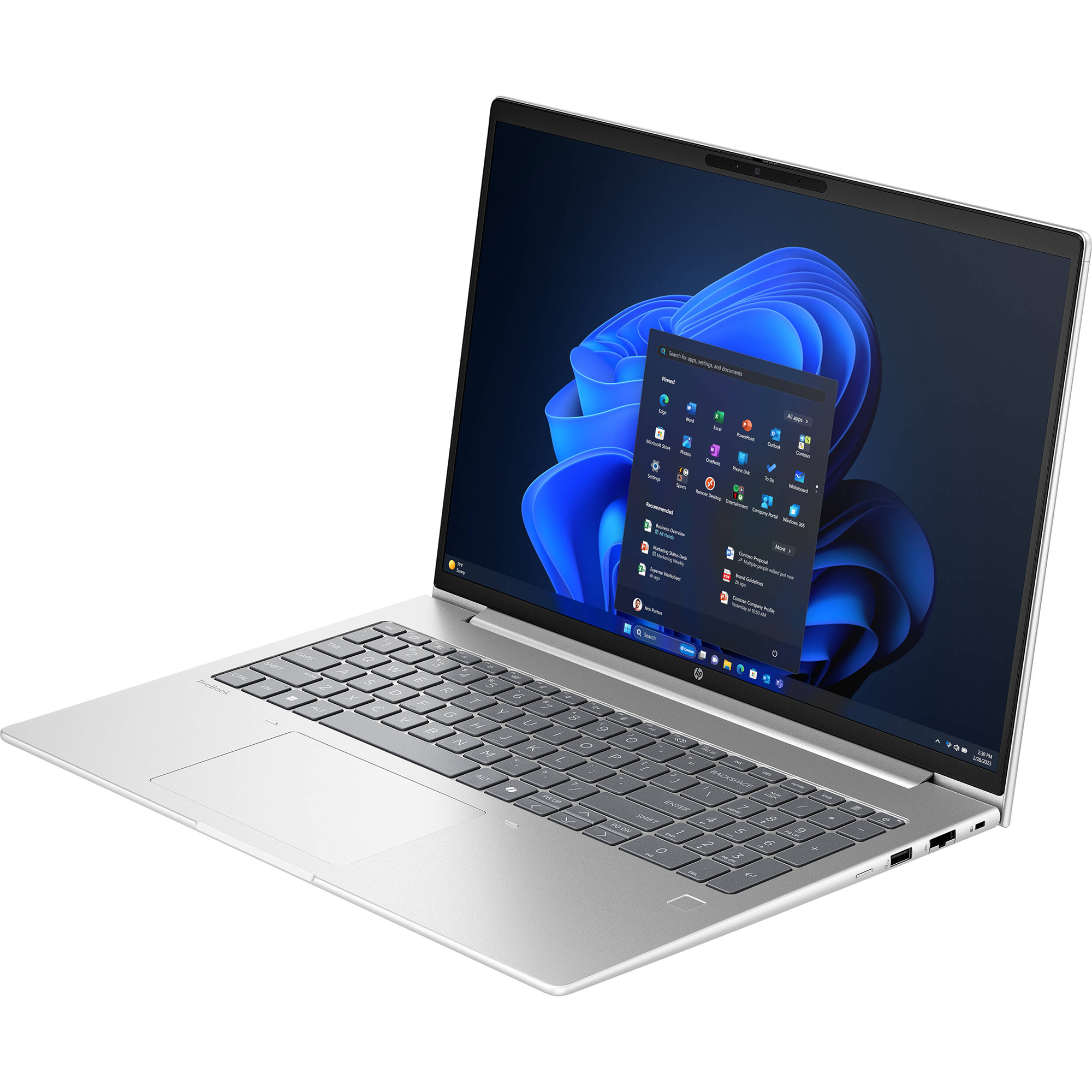 HP ProBook 4 G1i 16" Notebook - WUXGA - 60 Hz - Intel Core Ultra 7 255U - 16 GB - 512 GB SSD - English Keyboard - Pike Silver