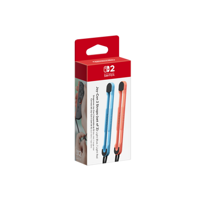 Nintendo Switch 2 Joy-Con 2 Straps (Set of 2) - Light Blue / Light Red