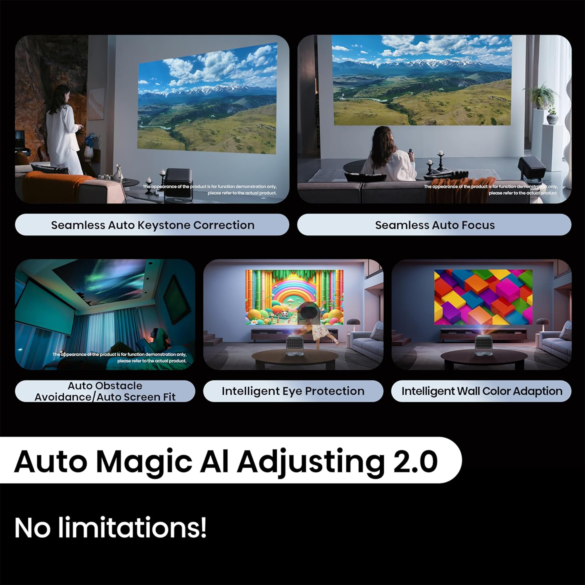Hisense C2 Pro 2600-Lumen UHD 4K Laser DLP Smart Projector