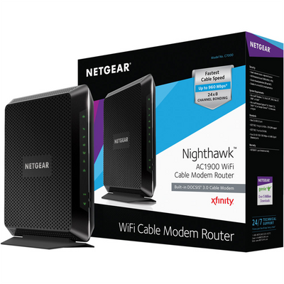 Netgear C7000 Nighthawk AC1900 Wi-Fi Cable Modem Router
