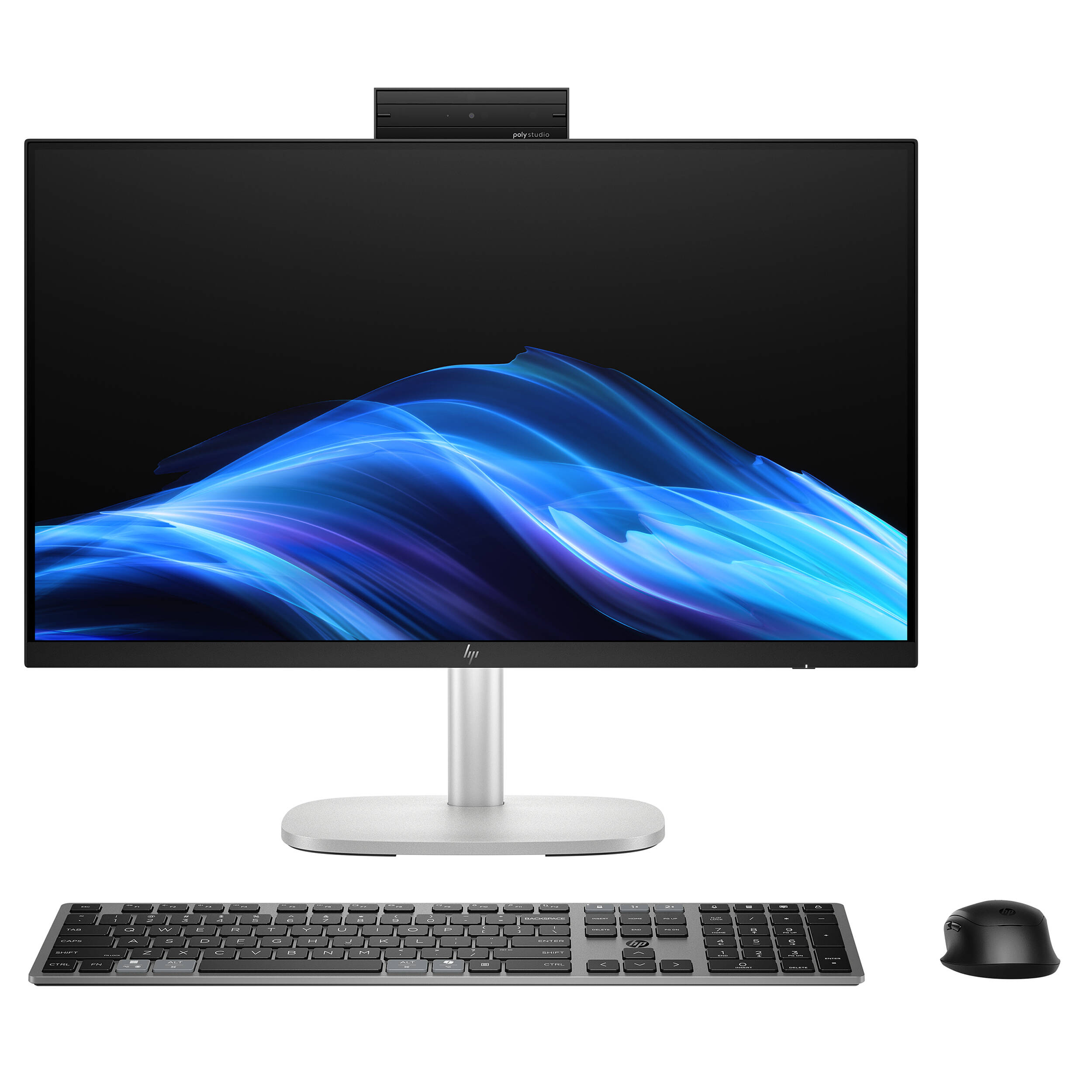 HP EliteStudio 8 AiO G1i All-in-One Computer - Intel Core Ultra 5 235 - vPro Technology - 16 GB - 512 GB SSD - 23.8" Full HD Touchscreen - Desktop - Pike Silver