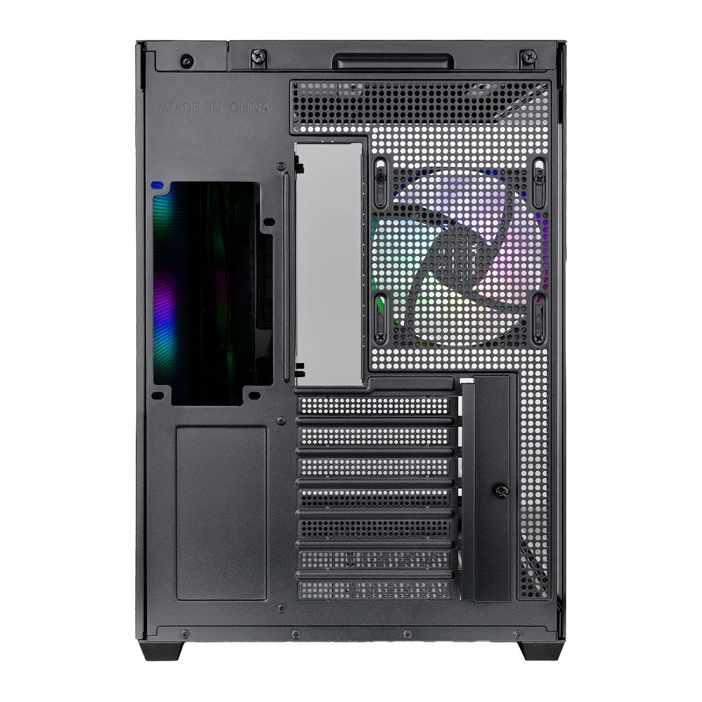 Thermaltake View 380 TG ARGB Mid Tower ATX Dual Chamber Tempered Glass Gaming Computer Chassis (Black)