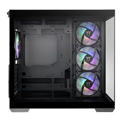 Thermaltake View 380 TG ARGB Mid Tower ATX Dual Chamber Tempered Glass Gaming Computer Chassis (Black)