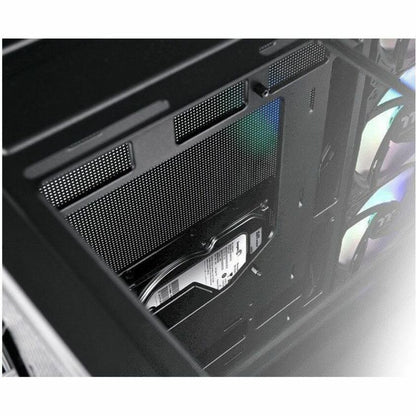 Thermaltake View 380 TG ARGB Mid Tower ATX Dual Chamber Tempered Glass Gaming Computer Chassis (Black)