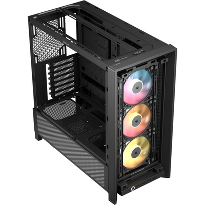 CORSAIR FRAME 4000D RS ARGB Tempered Glass Mid-Tower E-ATX Desktop Case (Black)