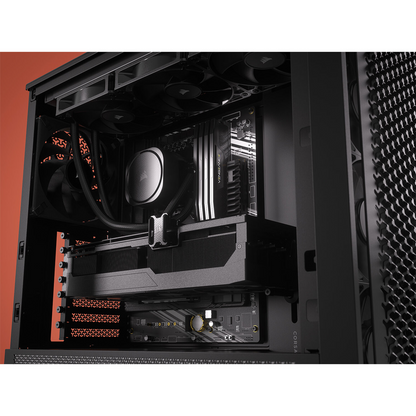 CORSAIR FRAME 4000D RS Tempered Glass Mid-Tower E-ATX Desktop Case (Black)