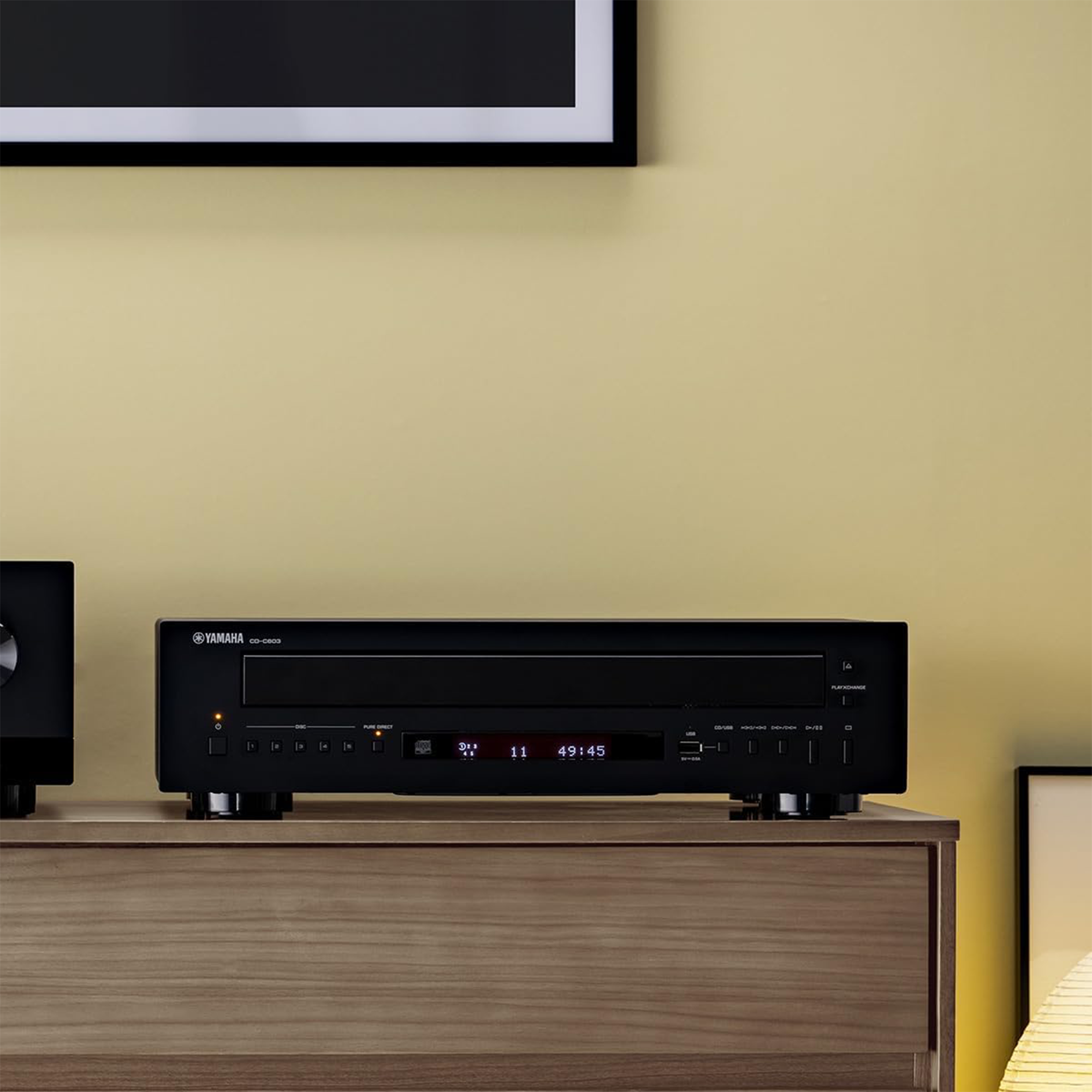 Yamaha CD-C603BL 5-Disc CD Changer with USB Playback