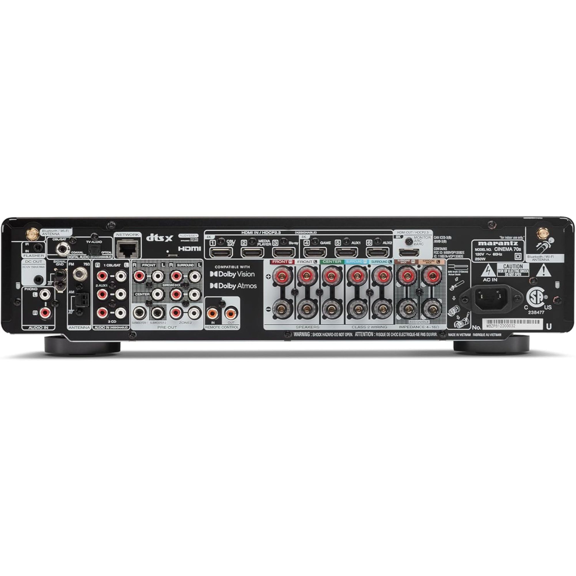 Marantz CINEMA 70s 7.2-Channel Network A/V Receiver