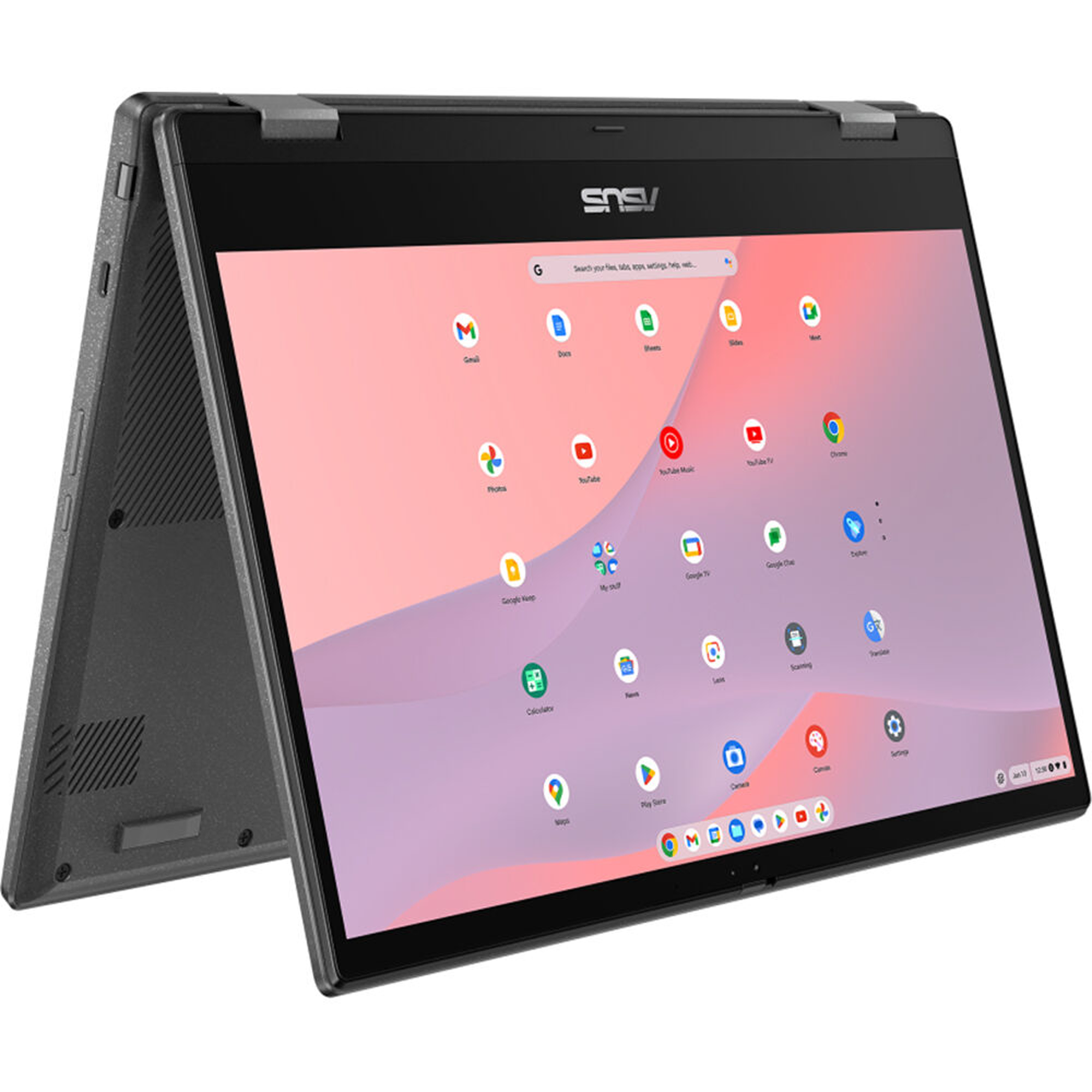 Asus Chromebook CM14 CM1402F Series CM1402FM2A-DS84FT-S 14" Touchscreen Convertible 2 in 1 Chromebook - Full HD - Octa-core (ARM Cortex A76 + Cortex A55) - 8 GB - 64 GB Flash Memory - Gravity Gray