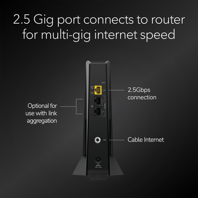 Netgear Nighthawk CM3000 2.5G DOCSIS 3.1 Cable Modem