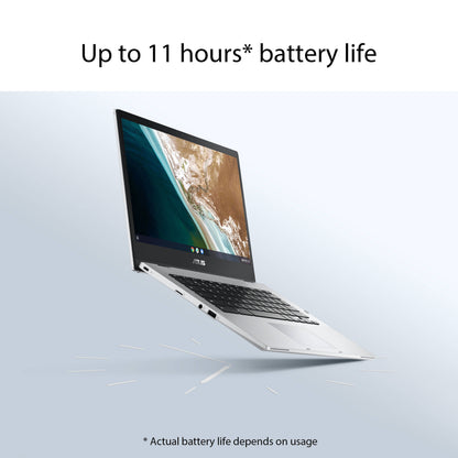 ASUS Chromebook Flip CX1400FKA-DS84FT 2 in 1 Chromebook (Transparent Silver)
