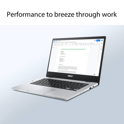 ASUS Chromebook Flip CX1400FKA-DS84FT 2 in 1 Chromebook (Transparent Silver)