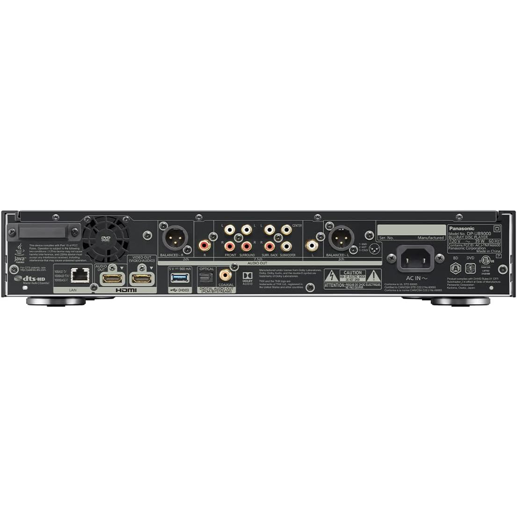 Panasonic DP-UB9000 HDR 4K UHD Network Blu-ray Disc Player