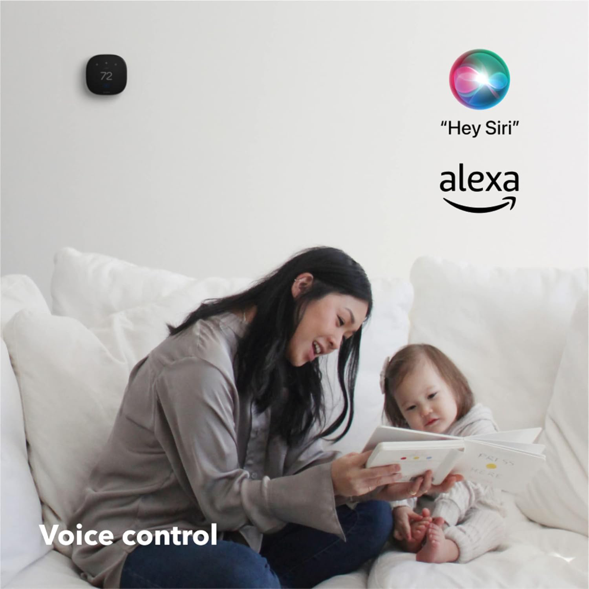 ecobee Smart Thermostat Premium with Smart Sensor and Air Quality Monitor
