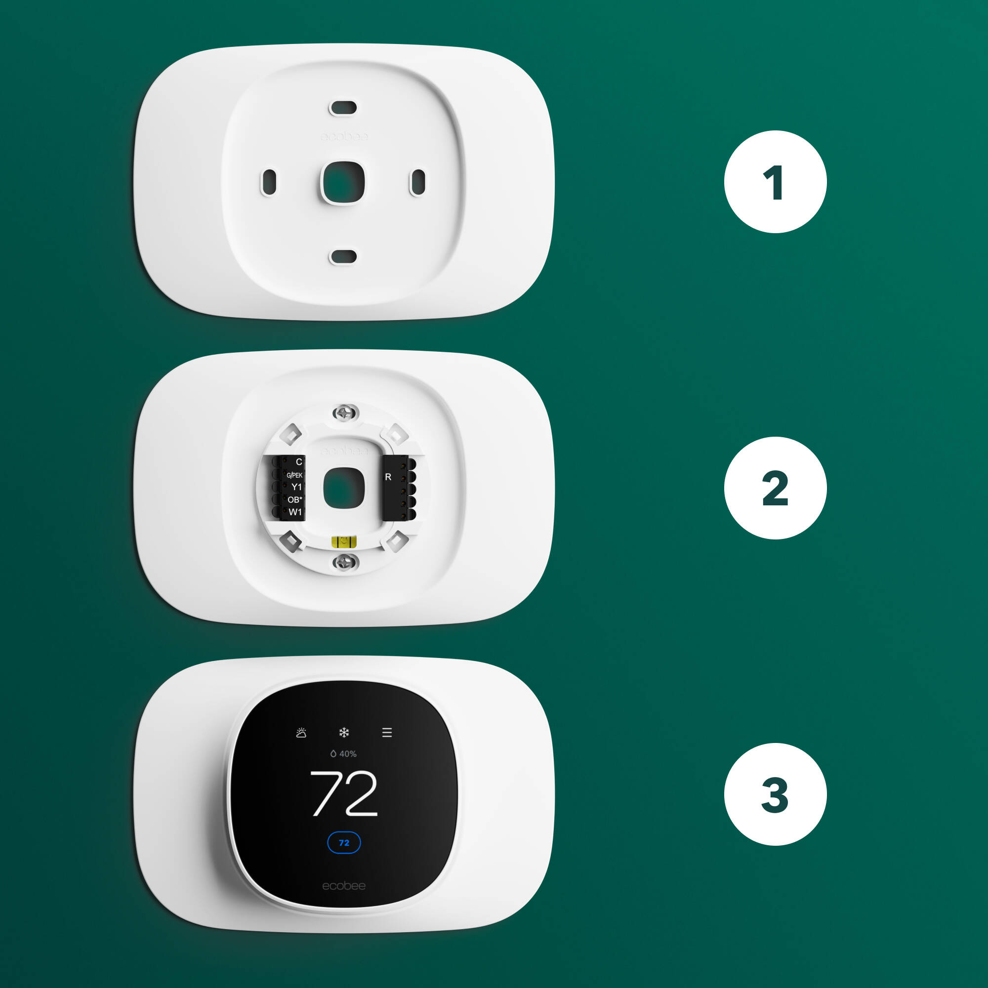 ecobee Smart Thermostat Essential Trim Kit