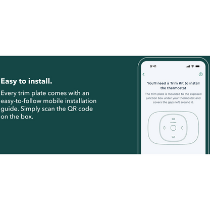 ecobee Smart Thermostat Essential Trim Kit
