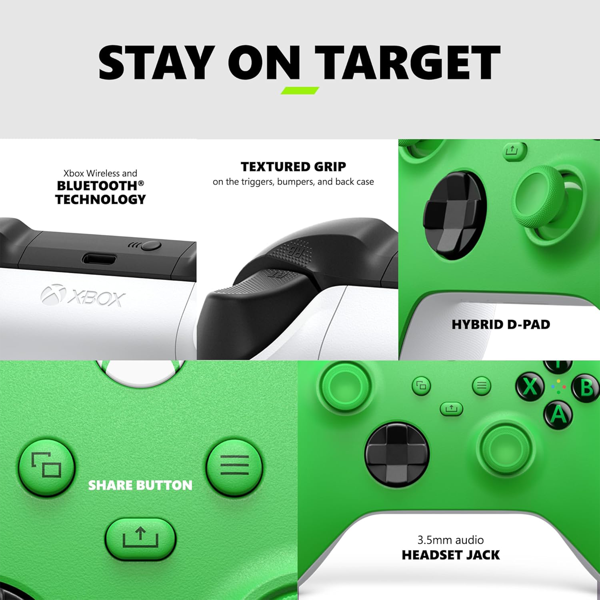 Microsoft Xbox Wireless Controller V2 - Velocity Green