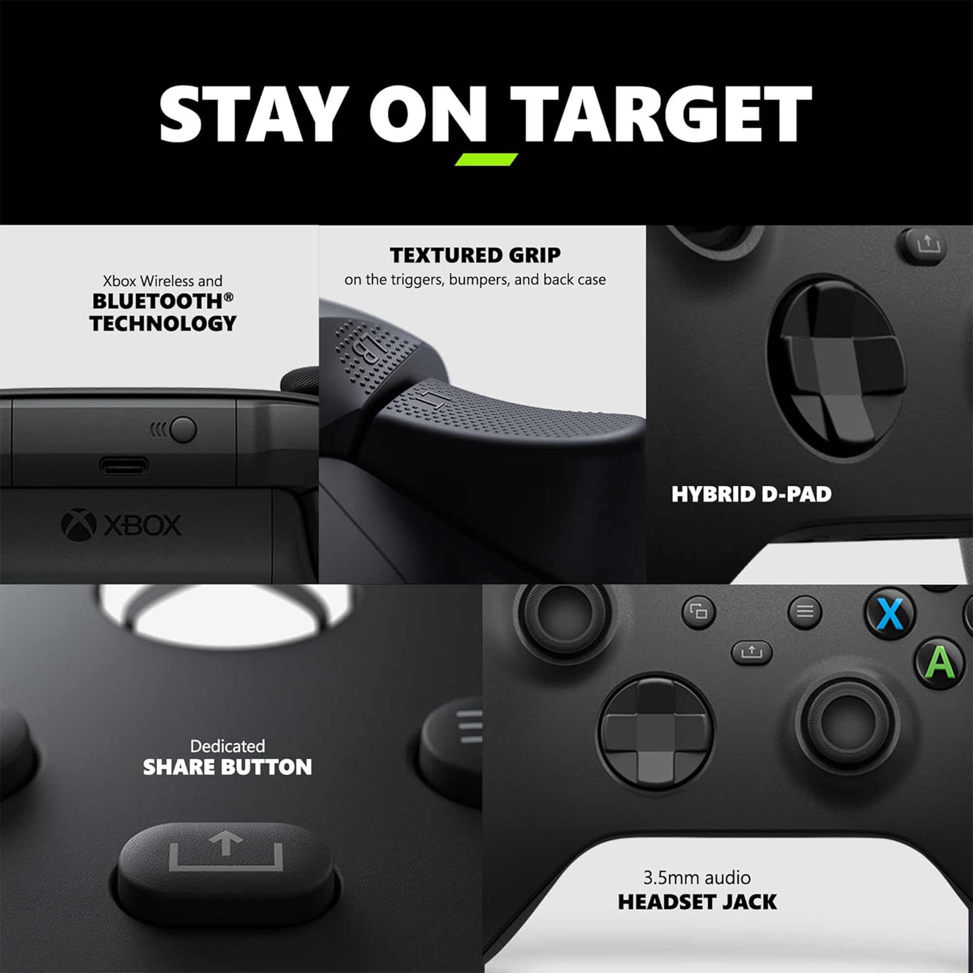 Microsoft Xbox Wireless Controller V2 - Carbon Black